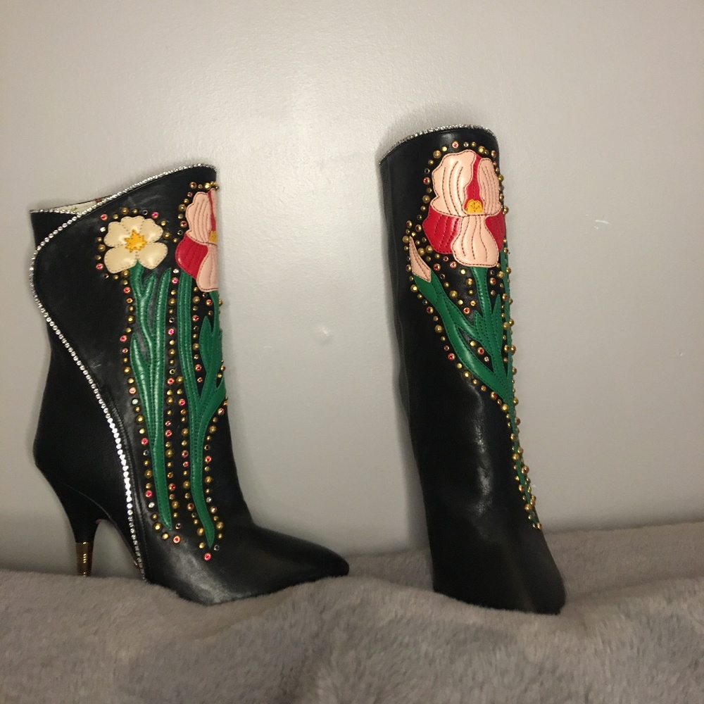 Brand New Gucci Intarsia Boots